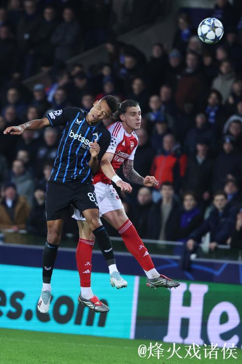 阿森纳近7场欧冠客战6胜，布鲁日本赛季欧冠失球不断